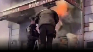 Büfede Çıkan Yangına Müdahale Edildi: Küçük Çocuğu İtfaiye Ekipleri Kurtardı