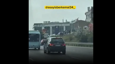 Trafikte Makas Attı Diğer Sürücüler Tarafından Böyle Görüntülendi