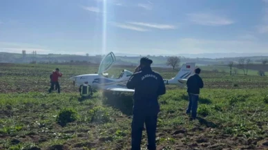Bursa’da Havada Panik: Eğitim Uçağı Son Anda Tarlaya İndi!