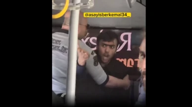 Metrobüste Boş Koltuğa Oturmak İsteyen Şahıs Diğer Yolculara Hakaretler Yağdırdı