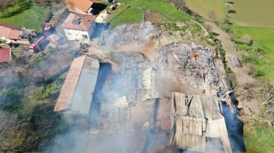 Kastamonu Daday’da Yangın Paniği: 3 Samanlık ve Garaj Zarar Gördü