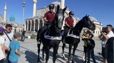 Konya'da Yeni Güvenlik Uygulaması: Atlı Polis Birliği Göreve Başladı