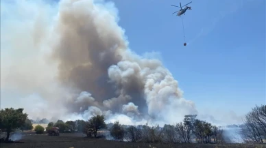 Gelibolu’da Tarım Arazisinde Başlayan Yangın Ormanlık Alana Sıçradı