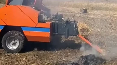 Çanakkale'de Arazide Yangına Yol Açan Balya Makinesi Operatörüne Adli İşlem