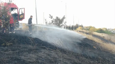 Seyir halindeyken alev aldı: Kamyonet kül oldu!