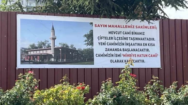 Mıhriye Hatun Camii taşınıyor