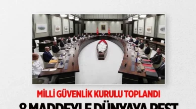 Milli Güvenlik Kurulu toplandı: İsrail’e sert tepki, teröre karşı kararlılık