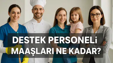 Destek Personeli maaşları ne kadar oldu? Destek Personeli maaşları güncel tablo