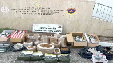 Mut’ta kaçak sigara operasyonu: Evden tütün ve makaron yığınları çıktı