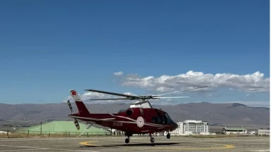 Dakikalar değil saniyelerdi: Erzurum’da kalp krizine hava kurtarması