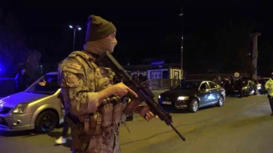 600 polis Erzurum'un güvenliği için sokakta