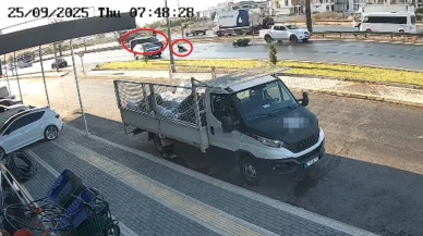 Manavgat’ta korku dolu anlar: Motosikletli ölümden saniyelerle kurtuldu!