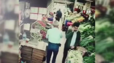 Markete köpeğiyle giren kadına yumruklu saldırı