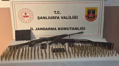Jandarma operasyonunda ruhsatsız silahlar ve mühimmat ele geçirildi