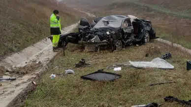 Çanakkale’de feci kaza! Cenazeye giden otomobil şarampole devrildi