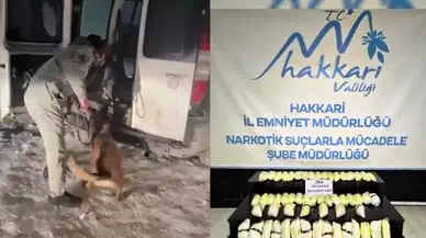 Hakkari polisi zehir yolu kesti! 28,6 kilo metamfetamin ele geçti