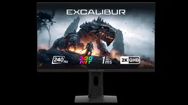 Hız, netlik, ergonomi: Excalibur yeni oyuncu monitörünü tanıttı