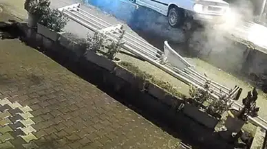 Karabükte feci kaza: Sürücü aracını askıda bırakıp arkasına bakmadan kaçtı!