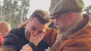 Emin Işık’a veda... Candaş Tolga Işık ayakta durmakta zorlandı!