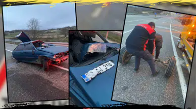 Takla üstüne takla: Kırklareli'nde 3 kişi ölümden döndü!