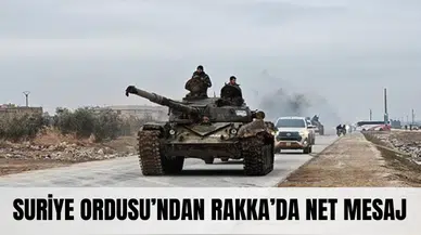 Suriye Ordusu’ndan Rakka’da net mesaj: Tabka tamamen güvenlik altında!