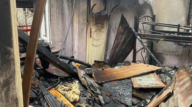 Yangın bir anda büyüdü, göz açıp kapayıncaya kadar her şey küle döndü!