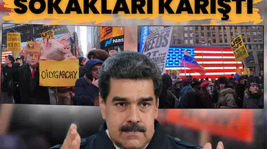 New York sokakları karıştı: Manhattan’da Maduro isyanı tırmanıyor!