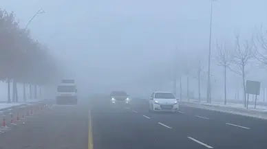 Diyarbakır’ı sis kapladı! Görüş mesafesi düşüyor