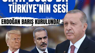 Orta Doğu’da Türkiye’nin sesi: Erdoğan barış kurulunda!