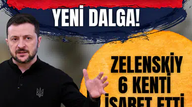Rus saldırılarında yeni dalga: Zelenskiy 6 kenti işaret etti