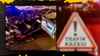 Otomobil ortadan ikiye bölündü! 4 kişi hastanelik oldu...