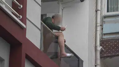 Elinde bıçakla balkona çıktı, 2 saat direndi: Samsun’da Özel Harekât operasyonu!