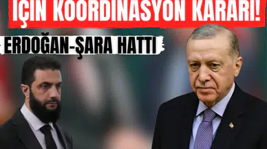 Erdoğan-Şara hattı: Suriye’de kalıcı istikrar için koordinasyon kararı!