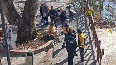 Manavgat’ta yürekleri ağıza getiren anlar! Yaşlı kadın ırmağa atlamak istedi