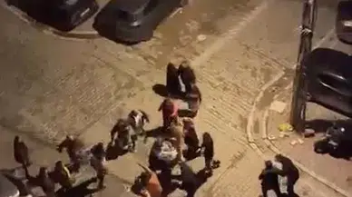 Komşular arasında sokak savaşı! Ev bastılar, hamile kadını darp ettiler