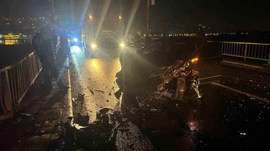 Arkadan çarpma klasiği... Şanlıurfa'da köprü üstünde dikkatsizlik pahalıya patladı!