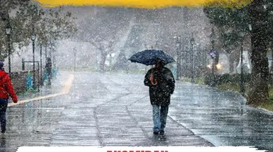 İstanbul’da hava durumu: AKOM’dan karla karışık yağmur ve fırtına uyarısı