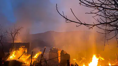 Karabük'te traktör de yandı, hayvanlar da… Geriye acı kaldı!