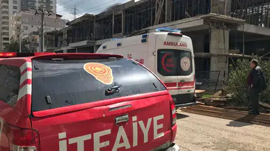 Mardin'de inşaatta dehşet! Önce akıma kapıldı, sonra üçüncü kattan düştü