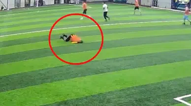 Maç Yaparken Kalbine Yenik Düştü! Genç Memurdan Geriye Bu Görüntüler Kaldı