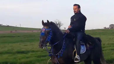 Uşak’ta cirit turnuvasında korkutan kaza: Atlı sporcu yoğun bakımda