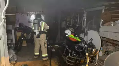 Karaman'da gece yarısı panik! apartman sakinleri dumanı görünce sokağa fırladı!