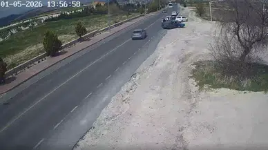Feci çarpışma saniye saniye kaydedildi! Nevşehir'de can pazarı