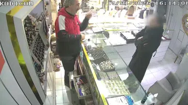 Bahçelievler’de maskeyle girdi, altınla çıktı! 3 milyonluk alışverişte ne poşet var ne fiş...