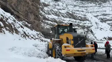 Araçlar kara gömüldü... Şırnak’ta kapanan yolları açmak için ekipler seferber oldu!