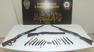 Karaman’da bir haftada suçlara darbe: 3 tutuklama!