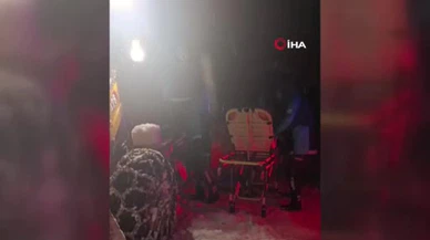 Dakikalarla yarıştılar: Kahramanmaraş'ta zehirlenen vatandaş için karla mücadele!