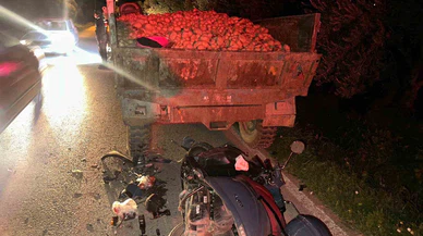 Traktör römorkuna çarpıp metrelerce savruldu: Ödemiş'te feci kaza!