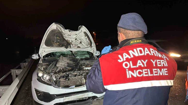 Yolda yürümek ölüm sebebi oldu! Uşak'ta 66 yıllık hayat 6 saniyede bitti...