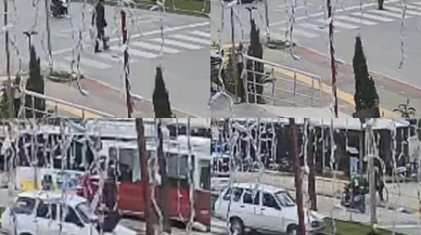 Ölüm bir adım uzağındaydı... Vicdanları sızlatan görüntüler anbean kamerada!